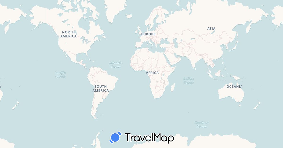 TravelMap itinerary: driving in China, Greece, Turkey (Asia, Europe)